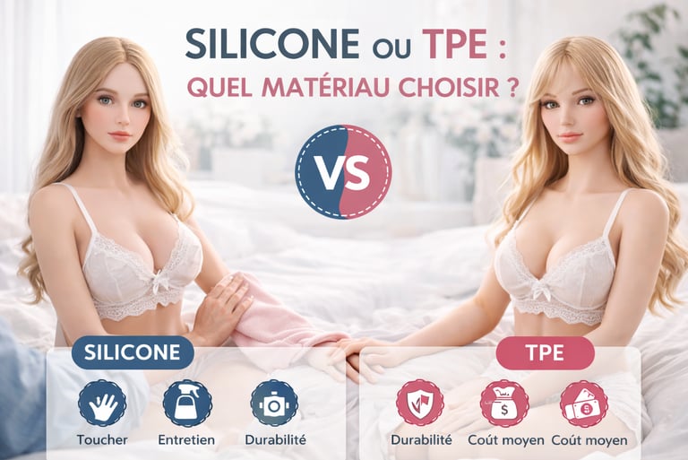 silicone ou TPE choisir sa poupée sexuelle