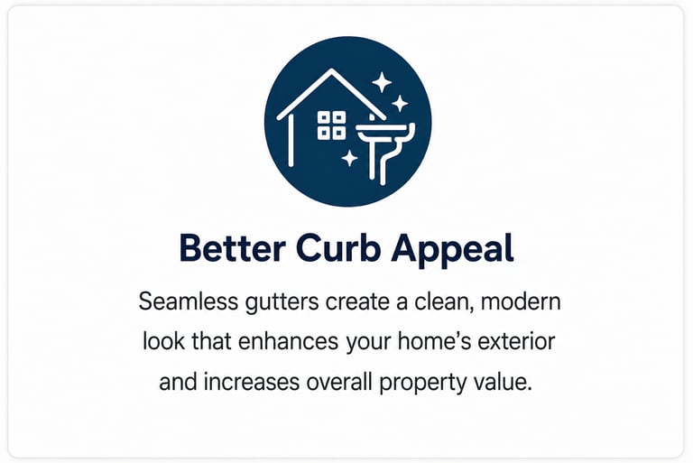 Seamless gutters improving curb appeal and home value for homeowners in Durham, NC by CYM