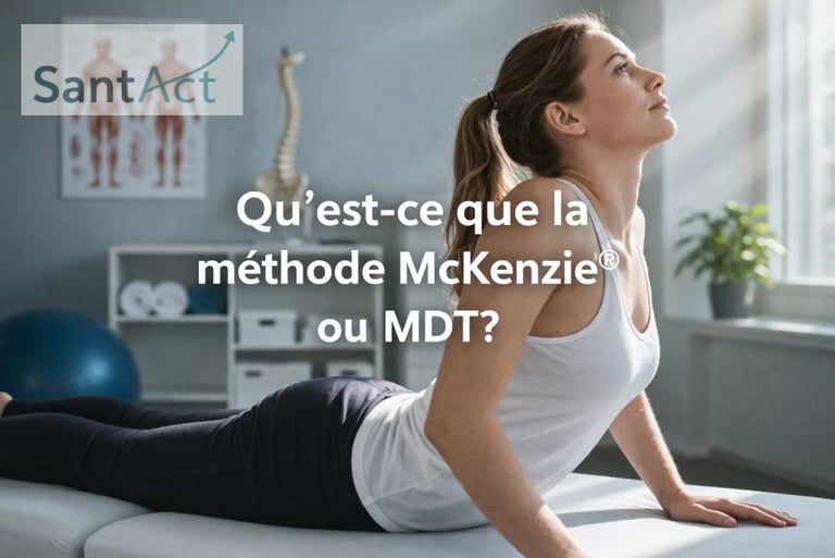 Une femme souffrant du dos choisit la Méthode McKenzie à Valence en Poitou