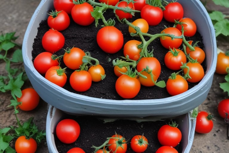 how to grow tomatoes in pots organically