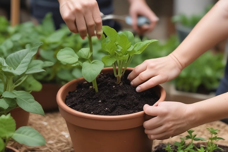 DIY tomato soil mix
