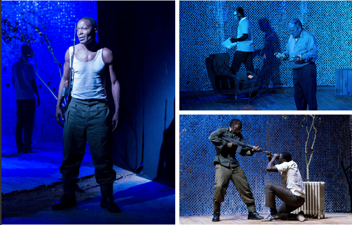 Virgil M'Fouilou, Diouc Koma, Michel de Warzée. Mise en scène de Philippe Beheydt. 
