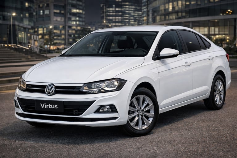 Volkswagen Virtus sedan usado analisado na tabela FIPE de fevereiro de 2026