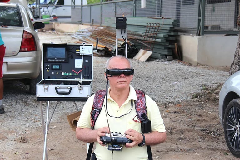 voo em FPV