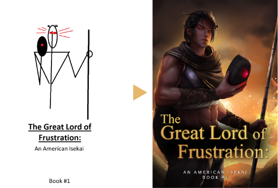 a book cover of the great lord of frustation