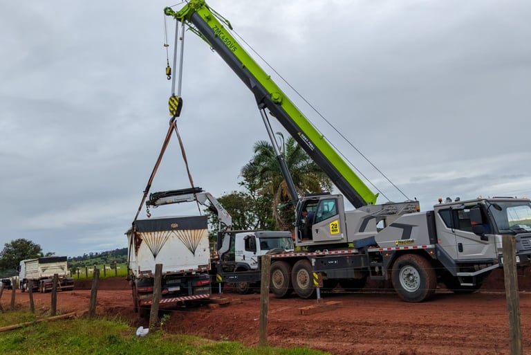Guindaste em Aparecida de Goiânia a disposição