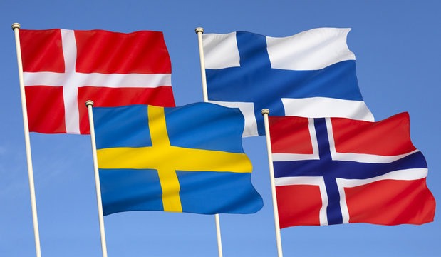 flags of scandinavian countries