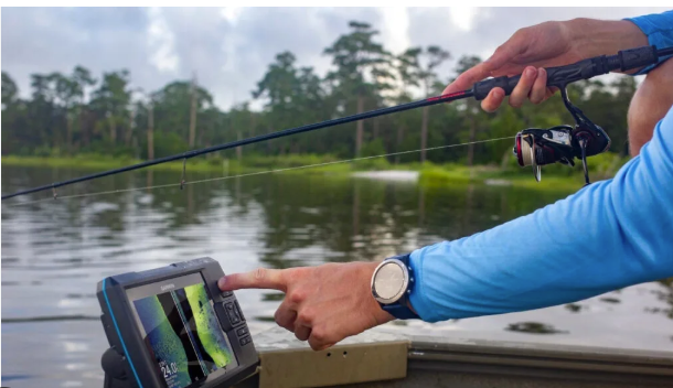 sonar training on lake