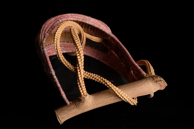 Summerland, 2024, cane, reed, majagua, framboyan pods