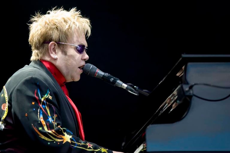 Elton John legendary entertainer.