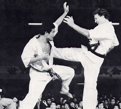 Karate action.