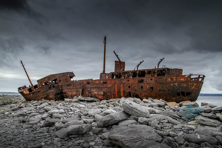 Shipwrecked? Set sail for a new life.