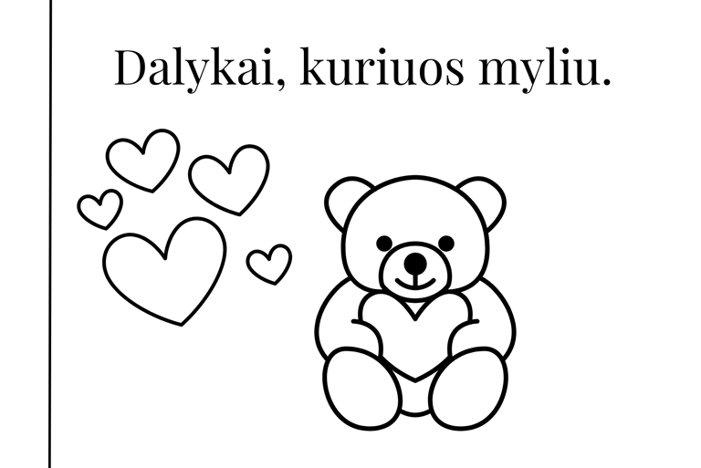 Nemokamos užduotys PDF apie mane