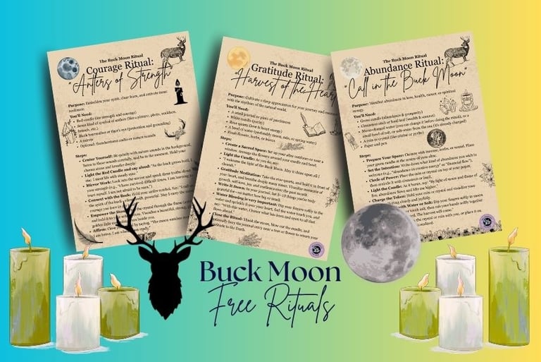 Buck Moon Rituals Download Soul Sisters Tarot