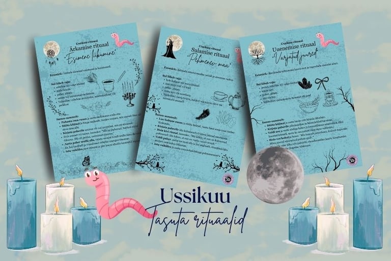 Märtsikuu täiskuu rituaalid Ussikuu rituaalid Soul Sisters Tarot