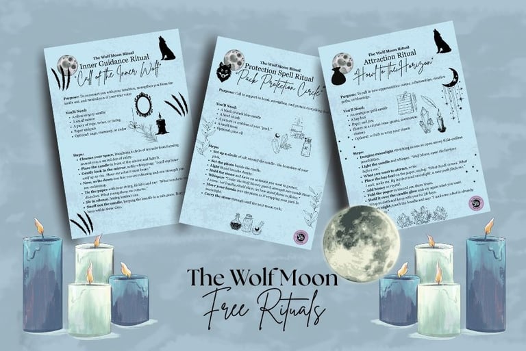 Wolf Moon Rituals Soul Sisters Tarot