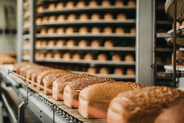 Industrielle Brotbackanlage