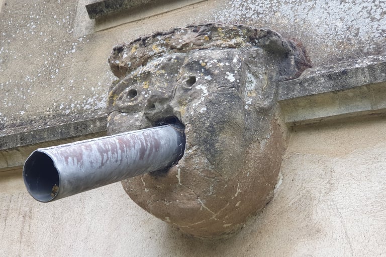 The gargoyle at All Saints Church, Landbeach