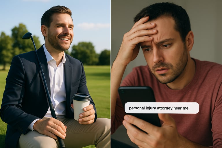 Attorney and his client on weekend