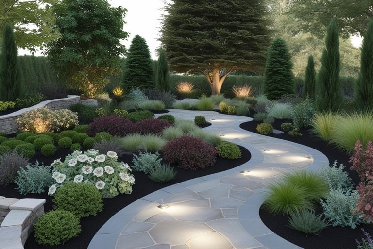 pavements in garden