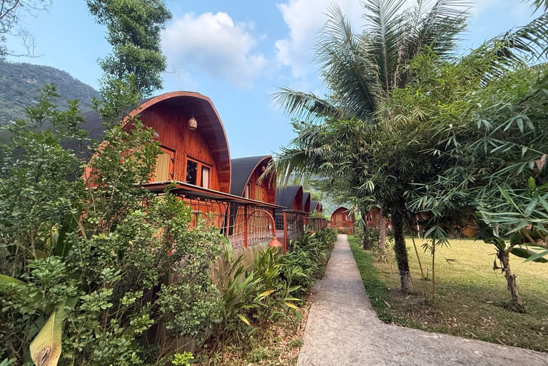 Chay Lap Farmstay after completing Hang Son Doong Cave, Phong Nha, Vietnam