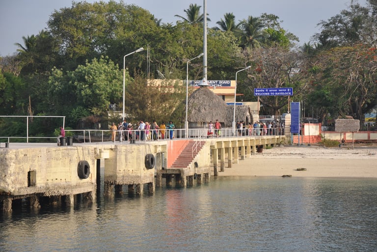 Havelock Jetty, Havelock Island,  Andaman Islands