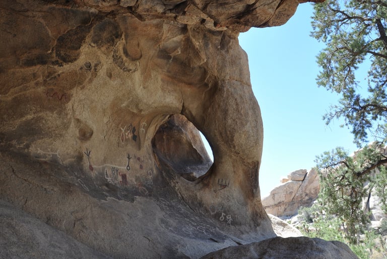 Petroglyphs at Barkers Dam, Joshua Tree National Park