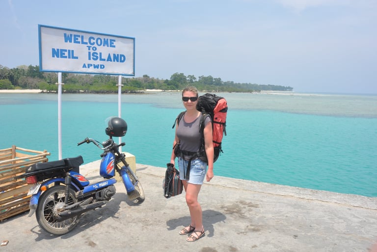 Neil island jetty, Neil island, andaman and nicobar islands