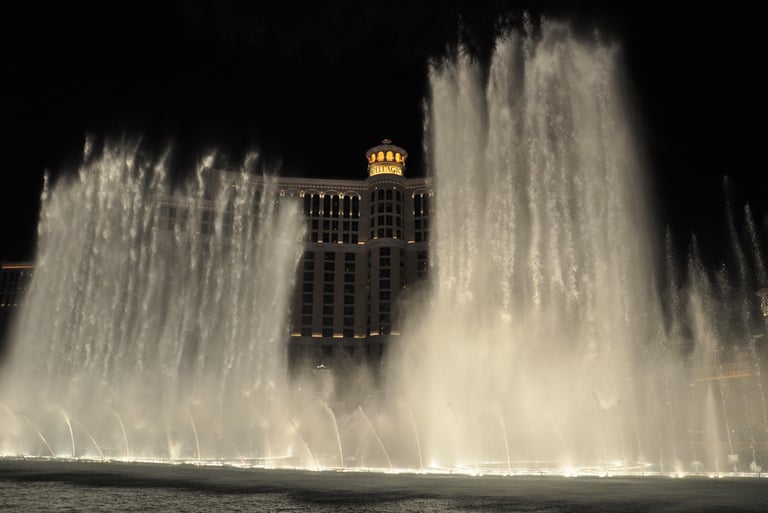 bellagio fountain, las vegas