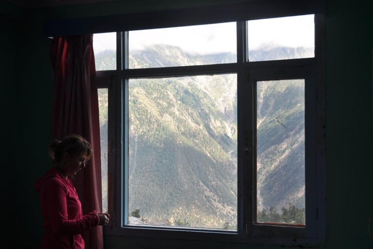Snow view hotal, Sarahan, Himachal Pradesh, India