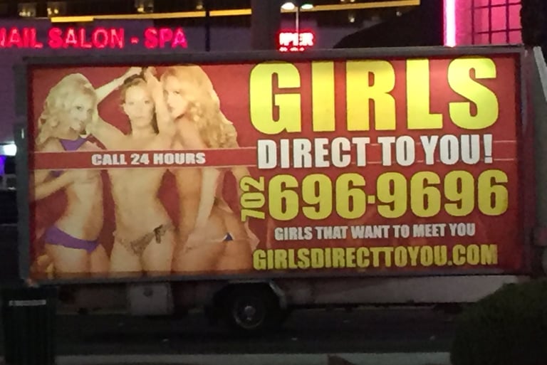 advertising prostitutes, las vegas