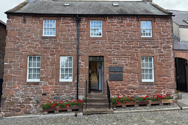 Robert Burns House museum, Dumfries, Scotland