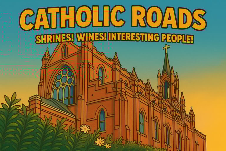 Cartoon image of St John the Baptist Cathedral