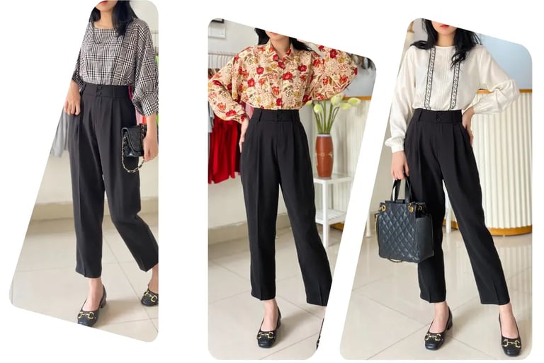 quan tay nu secondhand black