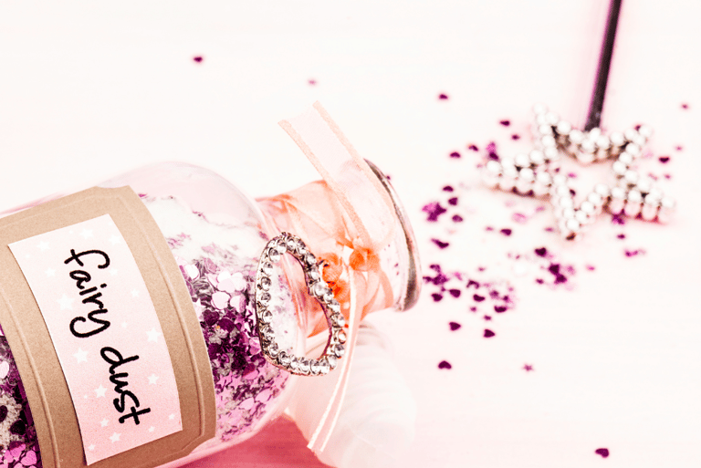 Fairy dust fairy themed party activity