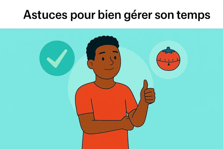 gestion du temps, productivité, Pomodoro, bien être, recherche sante