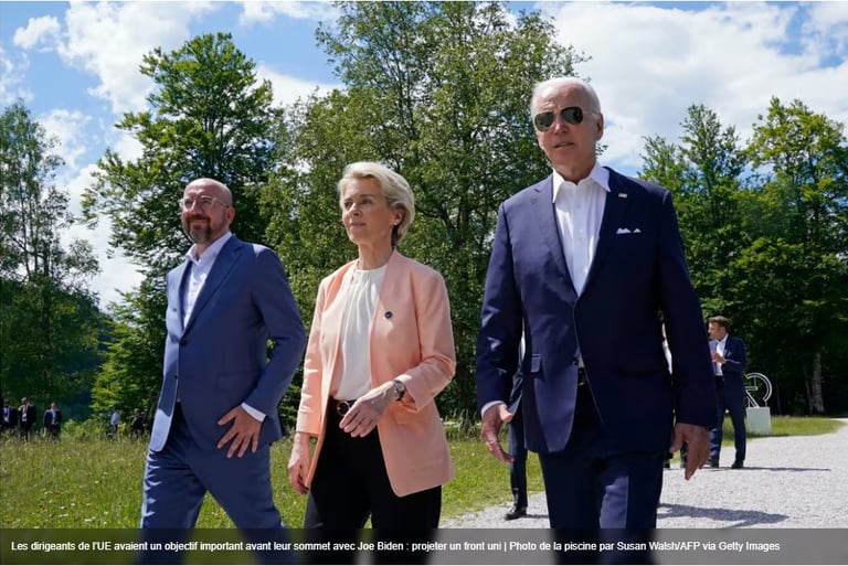 Les deux présidents de l'UE, von der Leyen et Michel, tiendront des réunions distinctes avec Biden