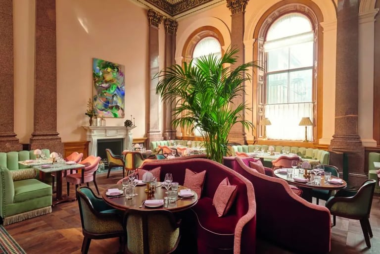 edinburgh, hotel, diningroom