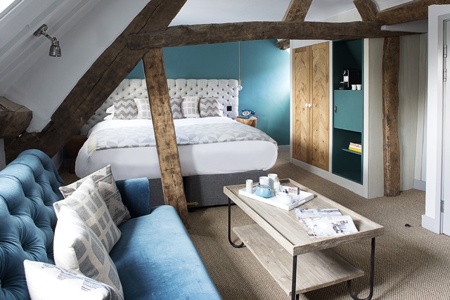 The Old Stocks Inn's bedroom