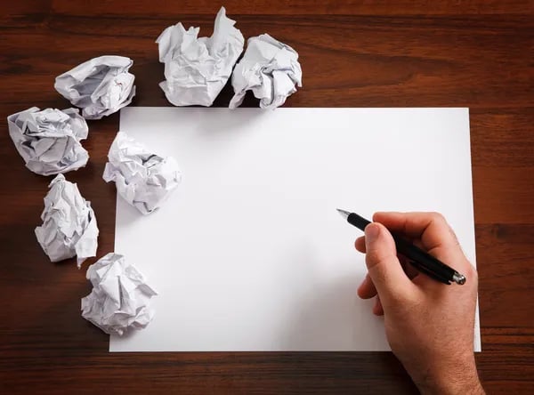 difficulté pour écrire