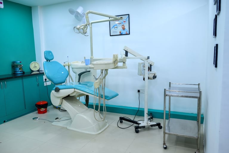 Implants & Dentures Room at Peoples Dental Clinic is Separately arranged for focused Dental Implants Procedures