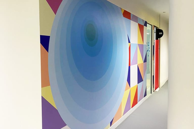 Vienos dalies interjero sienų grafika DECOSONA – unikalūs sienų raštai ir iliustracijos