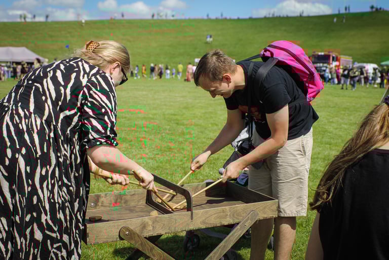 samurajų lazdelės nuoma Šiauliuose - lauko žaidimai
