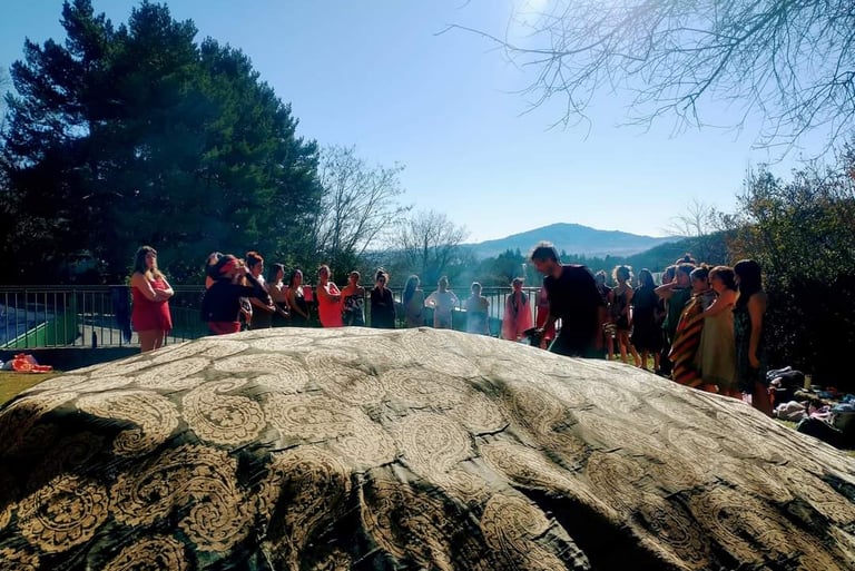 Temazcal de mujeres festival akelarre