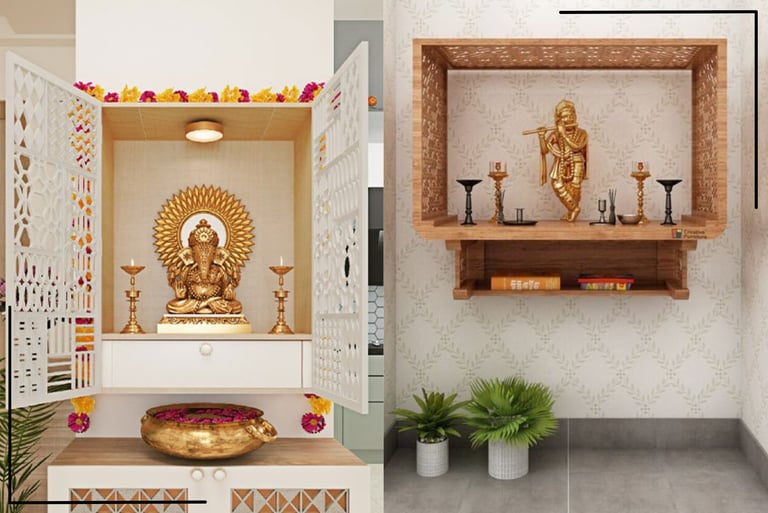 Floating Mandir Design
