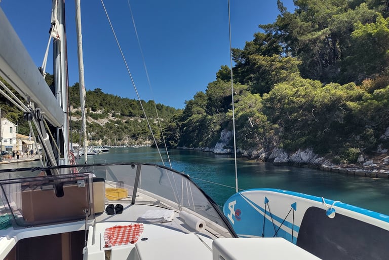 Einfahrt Hafen Gaios Nord