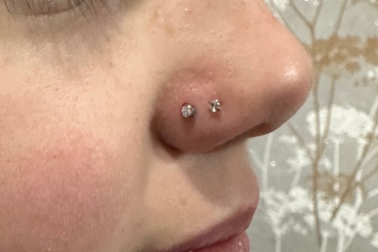 Licensed nose piercing studio in Stonehaven
