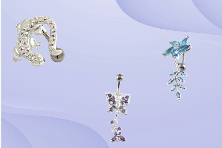Navel Piercing Bars Belly Bars