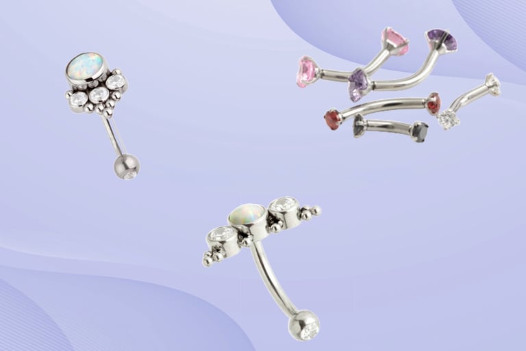 Professional piercing jewellery change in Montrose studio