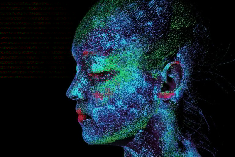 Bankeaz | A colorful, gender-neutral person who reflects “Fairness for all”.